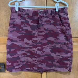 Duluth Trading Co Women’s Rootstock Gardening Camo Skort Size 6.